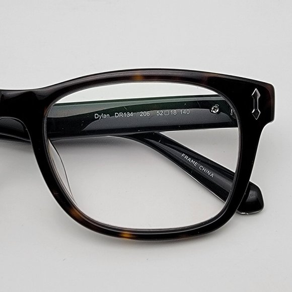 *SOLD* Dragon Dylan DR134 206 Dark Tortoise Square Eyeglasses Frame 52-18-140 - Picture 12 of 13